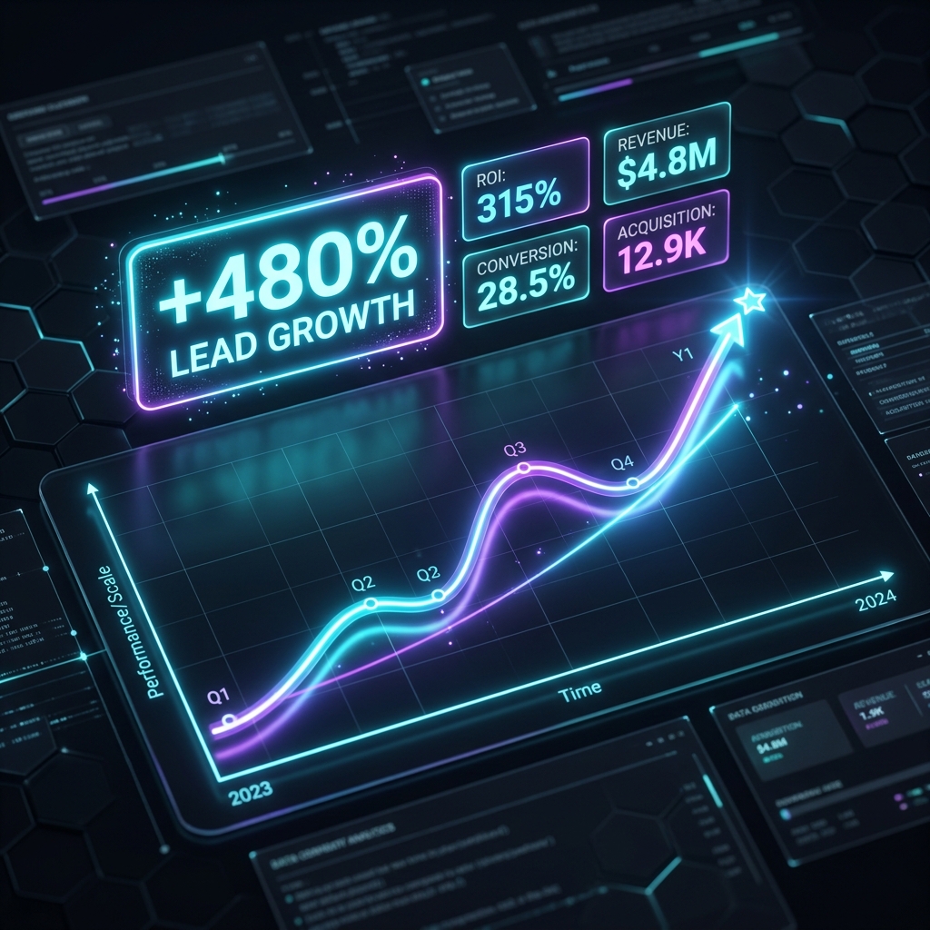 Victory Ads performance metrics showing growth